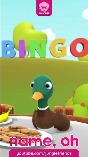 BINGO - Short - Kids Song with Lyrics - Nursery Rhymes - B-I-N-G-O