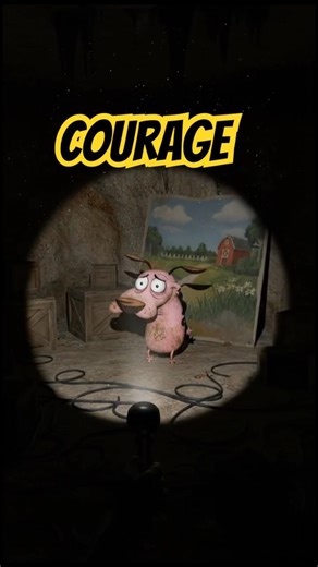 The Abandoned COURAGE Set Props Discovery… This Was Unexpected 😳#shorts #cartoonnetwork