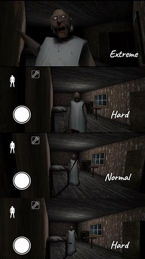 Which Granny Mode is the HARDEST? 😱 Easy vs Normal vs Hard vs Extreme#grenny#games