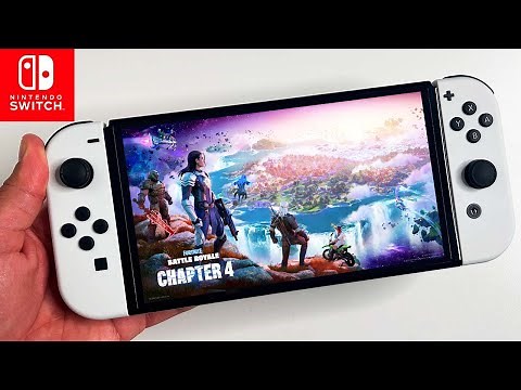 Fortnite Chapter 4 Nintendo Switch OLED Gameplay