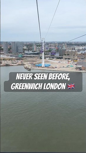 IFS Cloud Cable Car North Greenwich 🚠 | Greenwich Cable Car London Views