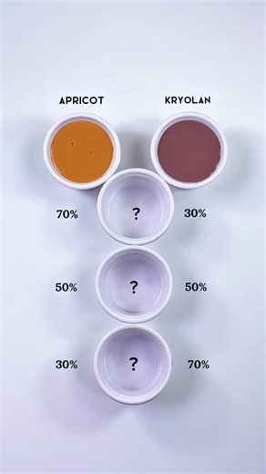 Color Mixing Lab on Instagram: "Let's Mixing Apricot + Kryolan 😍 #colormixing #painting #satisfying #artandcraft #art"