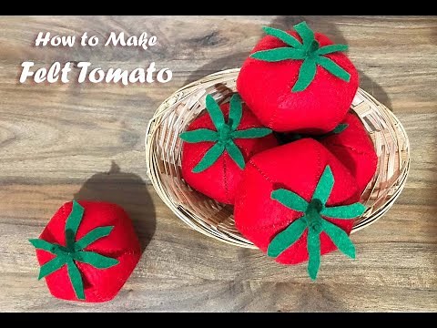 How to Make Felt Tomato