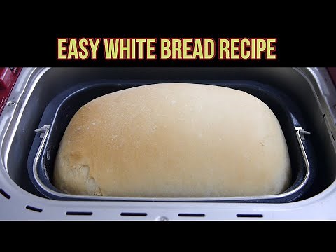 White bread recipe I love the most ( West Bend Bread Maker / PerySmith Bread Maker )