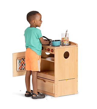 Wooden play kitchen | Early years role-play units | Community Playthings