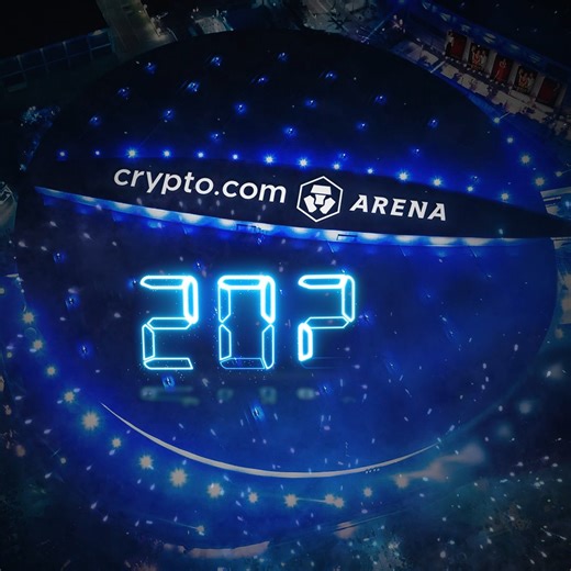 1.8K views · 115 reactions | ✨ Happy New Year! ✨ Here's to making more memories in 2024! | Crypto.com Arena | Facebook