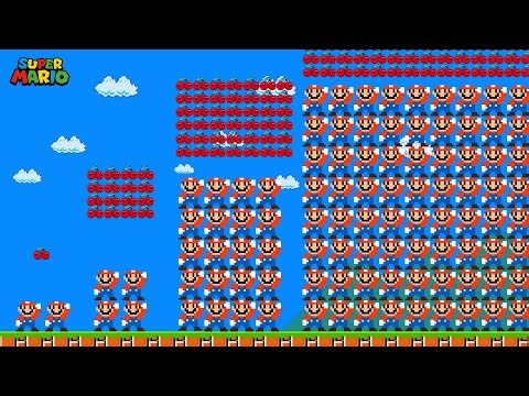 Mario Clones Evolution with Double Cherry Powerups (Re-Up Collection)
