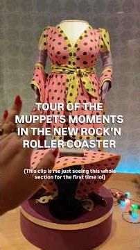 MUPPET SHOW ANNIVERSARY ROCK’N ROLLER COASTER TOUR!