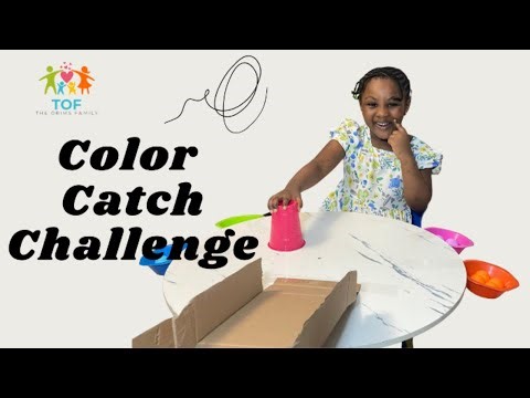 Color Catch Challenge - Ping pong ball game