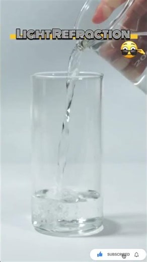 Refraction Magic. ✨#physics #experiment #shorts #viralvideo