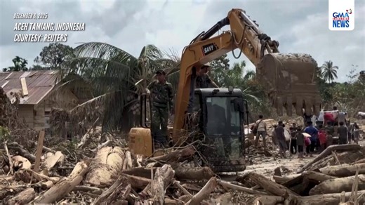 Residents of Indonesia's remote Aceh Tamiang region climbed over slippery logs and walked for hours on Saturday, December 6, to reach aid distribution centers after deadly floods killed nearly 900 people across Sumatra island. The death toll from last week's cyclone-induced floods and landslides rose to 897 people Saturday, with 451 still missing, according to government data. The storm systems also killed about 200 people in southern Thailand and Malaysia. At one boarding school, students and s