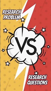 Difference Between Research Problem & Research Questions📃#shorts #academicwriting