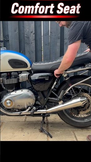 Bonneville Seat options! Pick one! #bonneville #bikelife #automobile #asmr