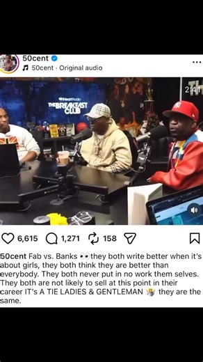 50 Cent weighs in on the Fabolous vs. Lloyd Banks debate and calls it a tie, saying they “both think they’re better than everybody.” | XXL Magazine