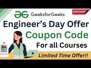 GeeksforGeeks Engineer's Day Offer | GFG Coupon Code for Courses 2023 September 🆕
