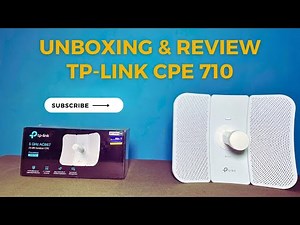 TP-link CPE 710 Unboxing and review