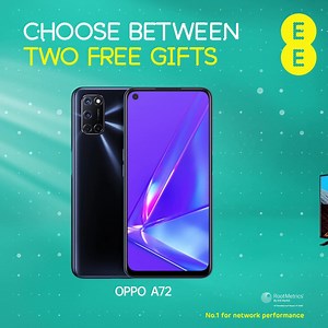 65 reactions · 4 comments | Buy an OPPO A72 on a 10GB plan or above and choose between a Toshiba 43" 4K TV or an Asus Chromebook. Only £35 p/m with £30 upfront. On the UK's no.1 network 7 years running. Offer ends 27.08 | EE | Facebook
