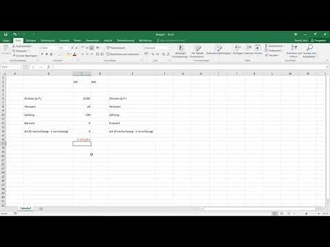 Excel Methodensammlung - Barwerte und Zielwerte mit FW und BW