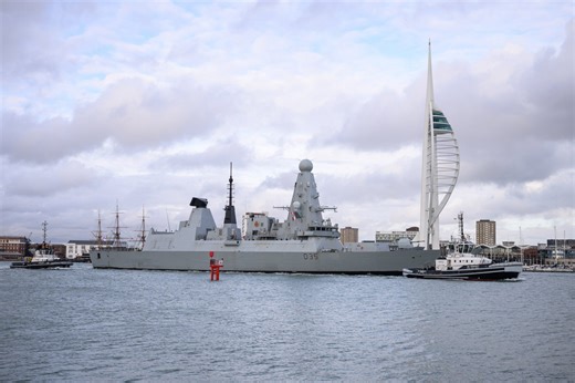 HMS Dragon to begin defending Cyprus tonight after arrival in east Mediterranean