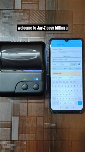 Simple Billing App for Small Shops | JZ-Easy Billing #billingapp #digitalmarketing #smallbusiness
