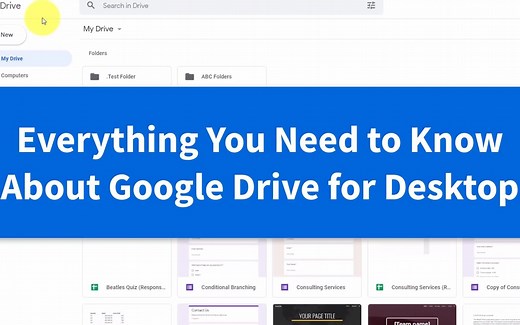 如何使用google drive How to use Google Drive for Desktop Tutorial for Beginners