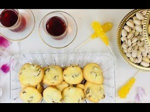 How to make EASY Persian Raisin Saffron Cookies