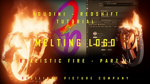 Melting Logo | Axiom - Redshift | SideFX