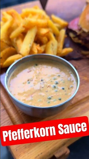 This peppercorn sauce is addictive! (Burger Level 100) | #recipe DAD's BBQ #burger #sauce