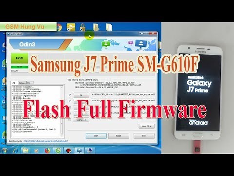 Samsung J7 Prime Flash File 8.1 Firmware by Odin 3.13.3.