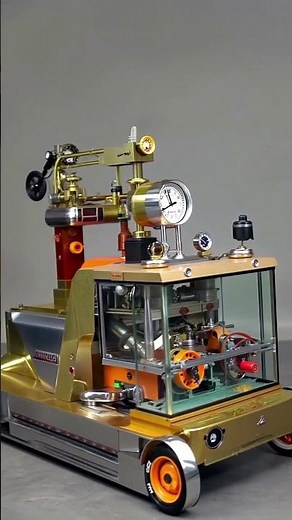 When Steampunk Meets Sci-Fi: The Ultimate Concept Vehicle! #shorts