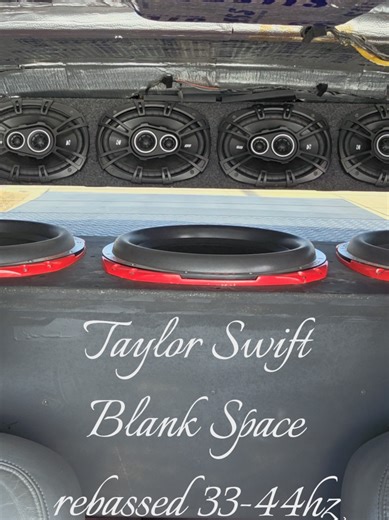 Rebassed Taylor Swift's Blank Space for Car Audio
