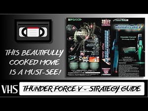 📼 THUNDER FORCE V PERFECT SYSTEM STRATEGY GUIDE (サンダーフォースV PERFECT SYSTEM) - VHS TAPE