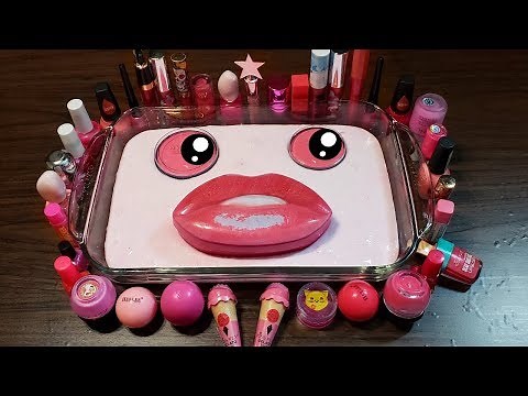 Mezclando slime con cosas ROSAS