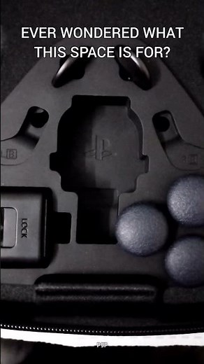 Why does this space exist inside the PlayStation DualSense Edge Controller case? 🧐🤔