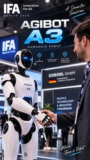 AGIBOT A3 🤖 Robot Handshake! #shorts #robot #handshaking