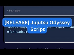 [RELEASE] Jujutsu Odyssey Script Pastebin – Auto Farm