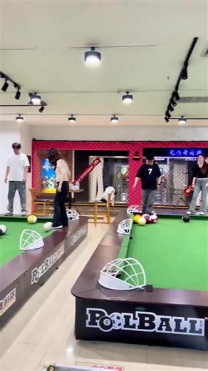 #It’s time to show real technology #Poolball #TrickShots #ViralVideo #GameChanger #SoccerPool #FYP #CrazySkills #nextlevel