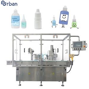 [Hot Item] Automatic Bottle Filling Line 50ml Glass Drop Bottle 10ml 30ml Bottle Filling Capping Labeling Machine