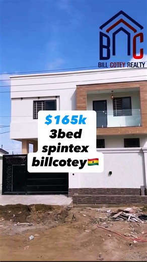 PROPERTIES FOR SALE – SPINTEX, BATSONAA Located within a mini gated community in the sought-after Spintex Batsonaa area, these well-designed homes offer space, privacy, and strong value. Both units are approximately 80% completed, giving buyers the opportunity to influence final finishes. Available Options: Option 1: – 3-Bedroom House with Boys’ Quarters – Spacious compound – Located within a mini gated community – Price: $210,000 Option 2: – 3-Bedroom House – Spacious compound – Located within 