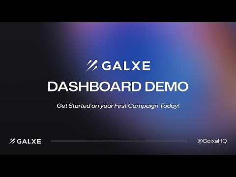 Exploring Galxe’s Web3 Community Building Platform and Features: Dashboard Tutorial