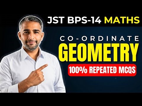 100% Repeated MCQs | JST BPS -14 | Coordinate Geometry