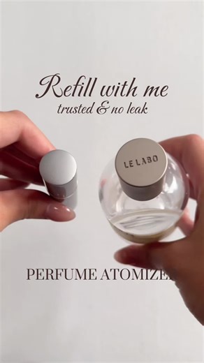 sooo therapeutic 🥹I love refilling my portable perfume atomizer 🎀 I’ve been using mine for more than a year now and this might be the only atomizer in the market that I trust enough to hold my fave perfumes 😭 No leaks ever since! #perfumeatomizer #travelessentials #perfumedecant