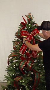 21K views · 4K reactions | Add large bows to your #christmastree to make an bigger impact. Here is how. . . . Ribbons from @d._stevens Find them at @shinodadesigncenter . #christmas #christmastrees #christmasdecor #christmasdecorations #christmastime | Ramon - at HOME | Facebook