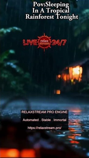 Bye-bye technical stress! 🧠 One-click 24/7 streaming is here. #RelaxStream #Shorts #Tech