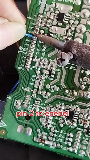 change the backlight inverter with step up #inverter #backlight #lcdtv #ledtv | Sugeng Elko