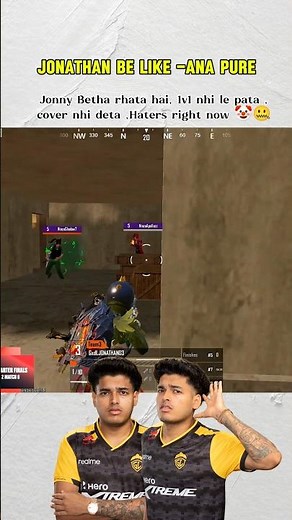 Jonathan 10 Hp almost 1v3 meta ninja #jonathangaming #godlike #bgis2026