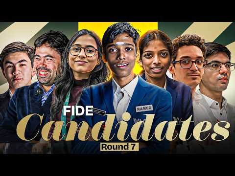 FIDE Candidates 2026 | Round 7 | Pragg vs Fabi, Vaishali vs Tan, Divya vs Lagno