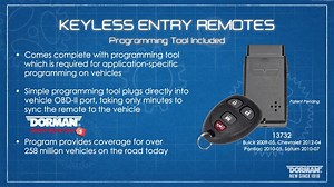 Watch Dorman 13732 Keyless Entry Remote on Amazon Live