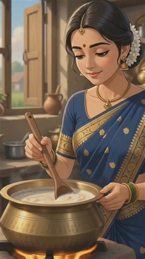 Traditional Seempaal Making in Village Style 🥛✨ | Studio Ghibli Inspired Cooking Animation #ghibli