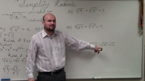 How to simplify the square root of 32